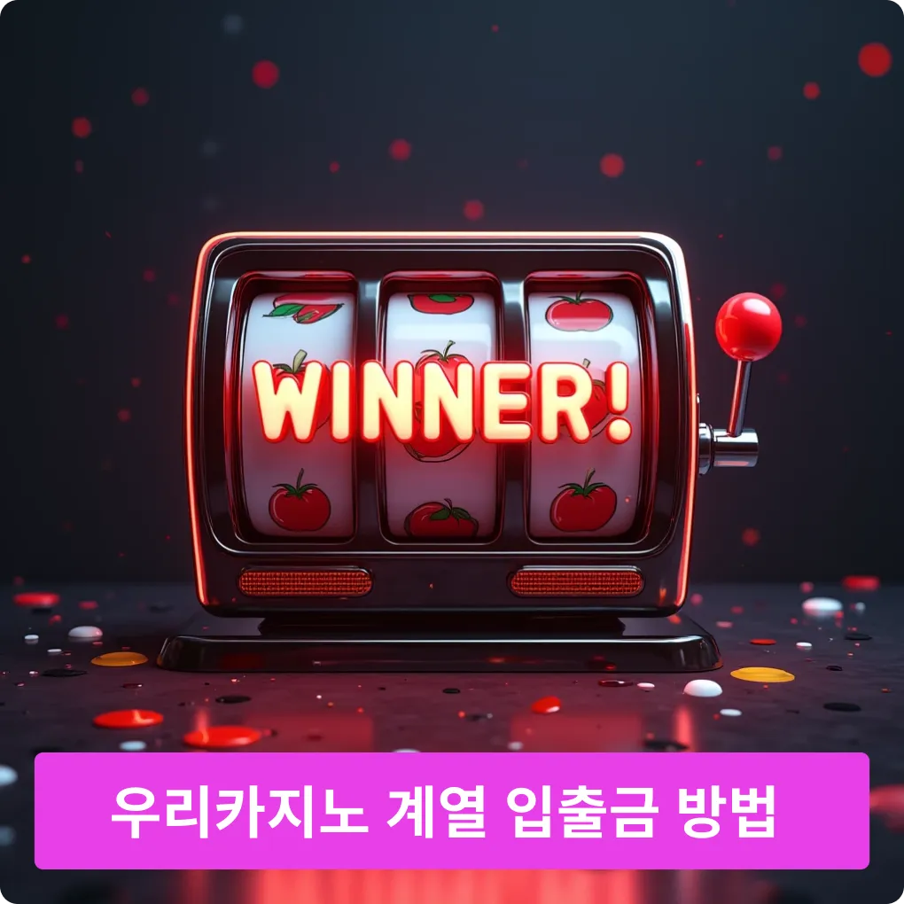 우리카지노 게임 입금금 방법